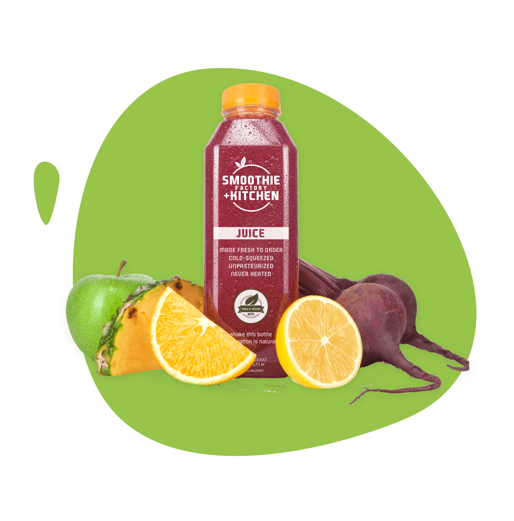 Menu Smoothie Factory + Kitchen